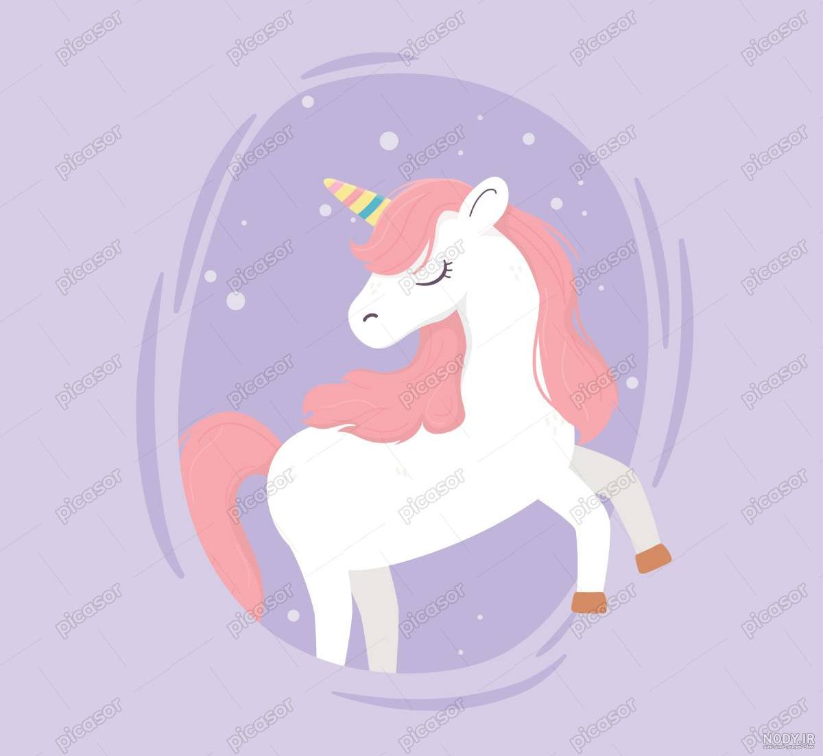 عکس اسب شاخدار برای نقاشی