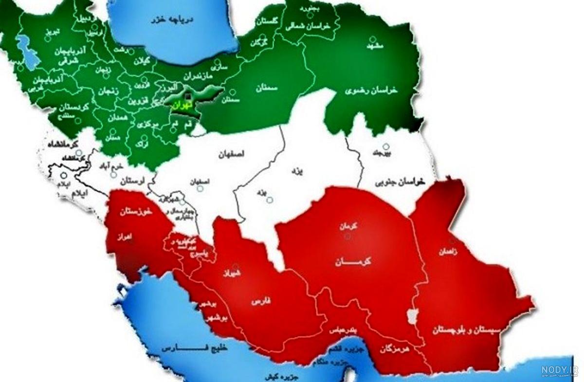 عکس تهران روی نقشه ایران عکس تهران روی نقشه ایران