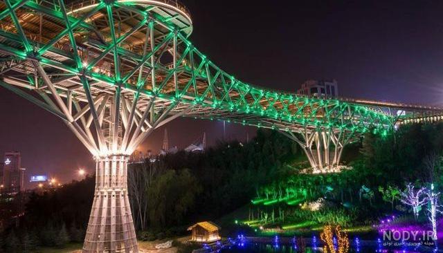 عکس شب پل طبیعت - عکس نودی