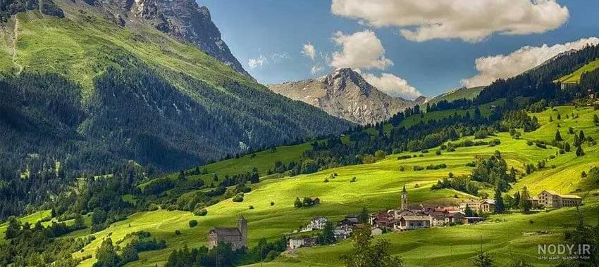عکس هایی از طبیعت زیبا و مکان های دیدنی سوییس