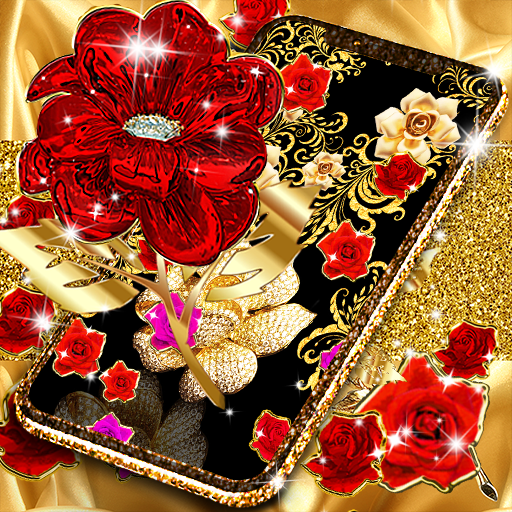 عکس گل آبی متحرک