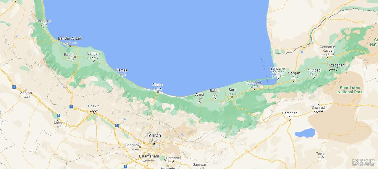 نقشه ایران 1403 + نقشه مرزها، راه ها و مسیر ریلی