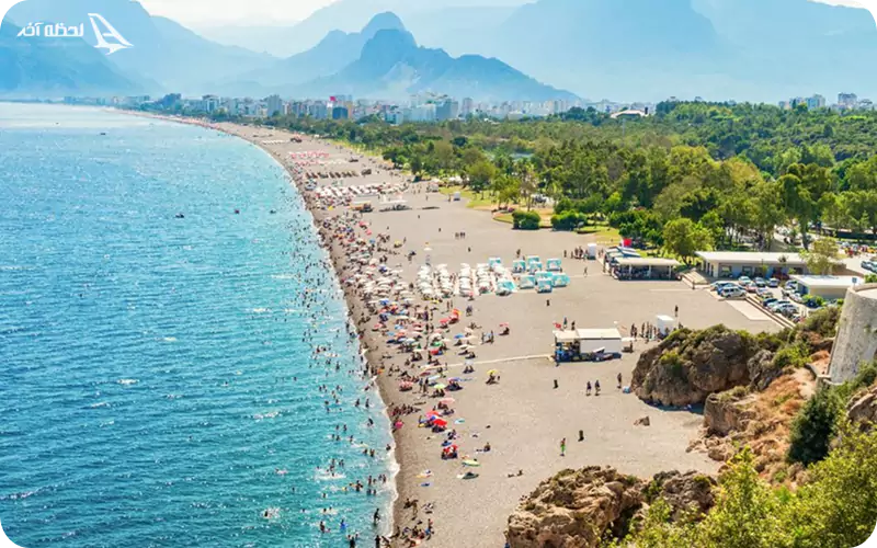  تصویر زمینه ساحل آفتابی آنتالیا