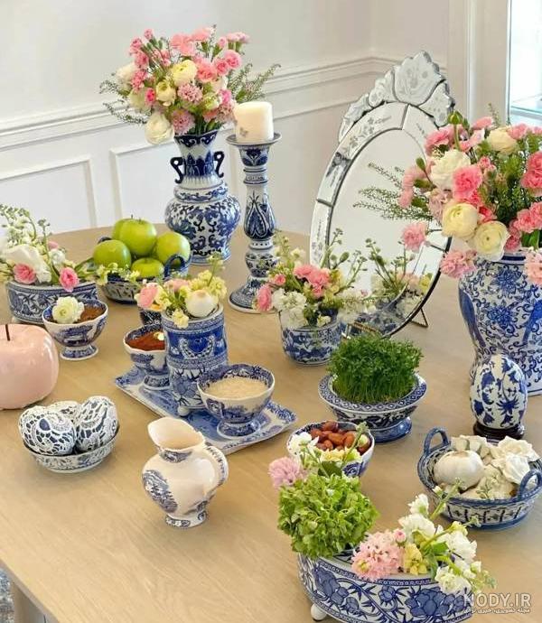 120 ایده و عکس تزیین سفره هفت سین نوروز 1403 - دکورمگ 120 ایده و عکس تزیین سفره هفت سین نوروز 1403 - دکورمگ