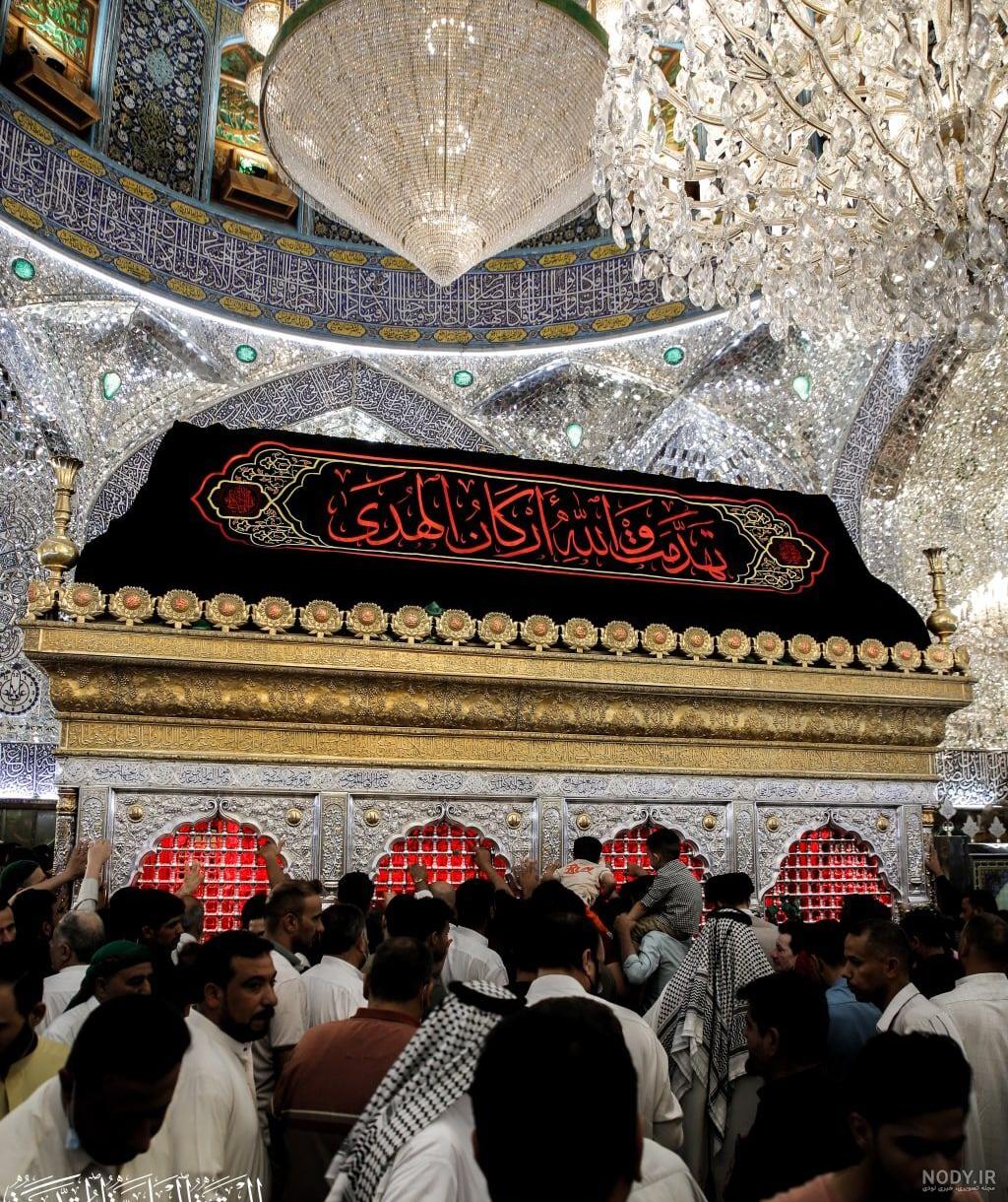 حرم امام علی(ع) به مناسبت شهادت آن حضرت سیاه پوش شد+ تصاویر | خبرگزاری بین  المللی شفقنا