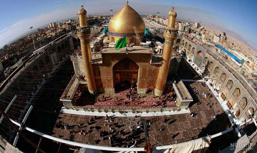 حرم امام علی(ع) سیاهپوش شد+عکس حرم امام علی(ع) سیاهپوش شد+عکس