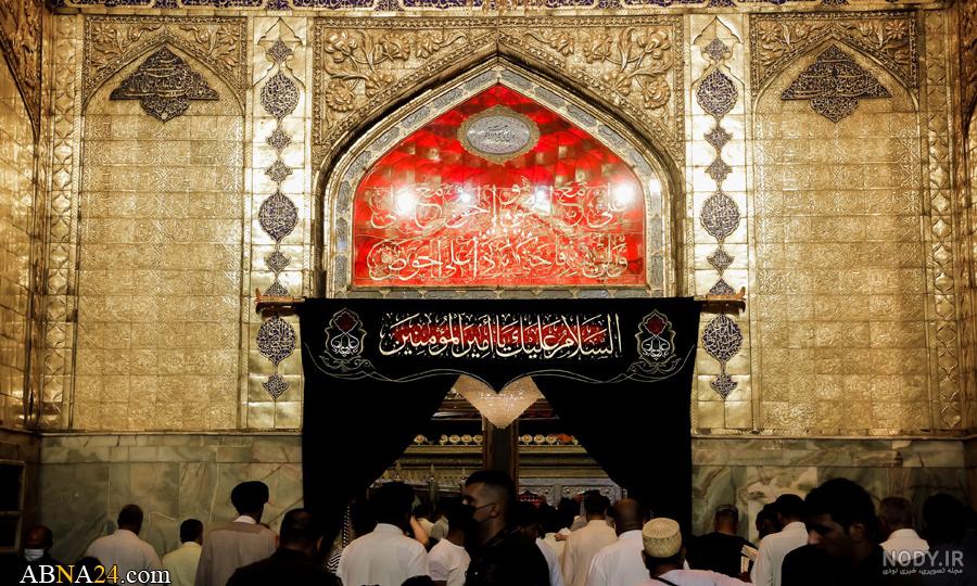 حرم مطهر امام علی(ع) در نجف اشرف سیاه پوش شد - تسنیم حرم مطهر امام علی(ع) در نجف اشرف سیاه پوش شد - تسنیم