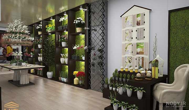 دکور مغازه گل فروشی - پایاتک گروپ
