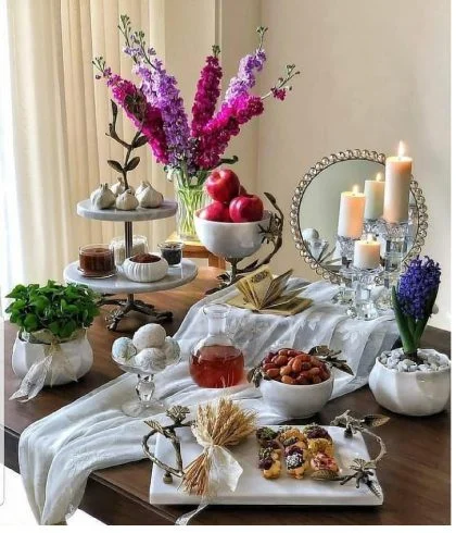 زیباترین مدل های سفره هفت سین با تزیینات مدرن و سنتی / 15 ایده جدید برای عید! زیباترین مدل های سفره هفت سین با تزیینات مدرن و سنتی / 15 ایده جدید برای عید!