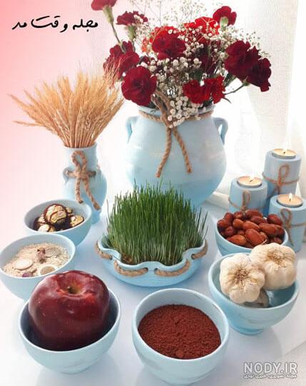 عکس سفره هفت سین ساده شیک