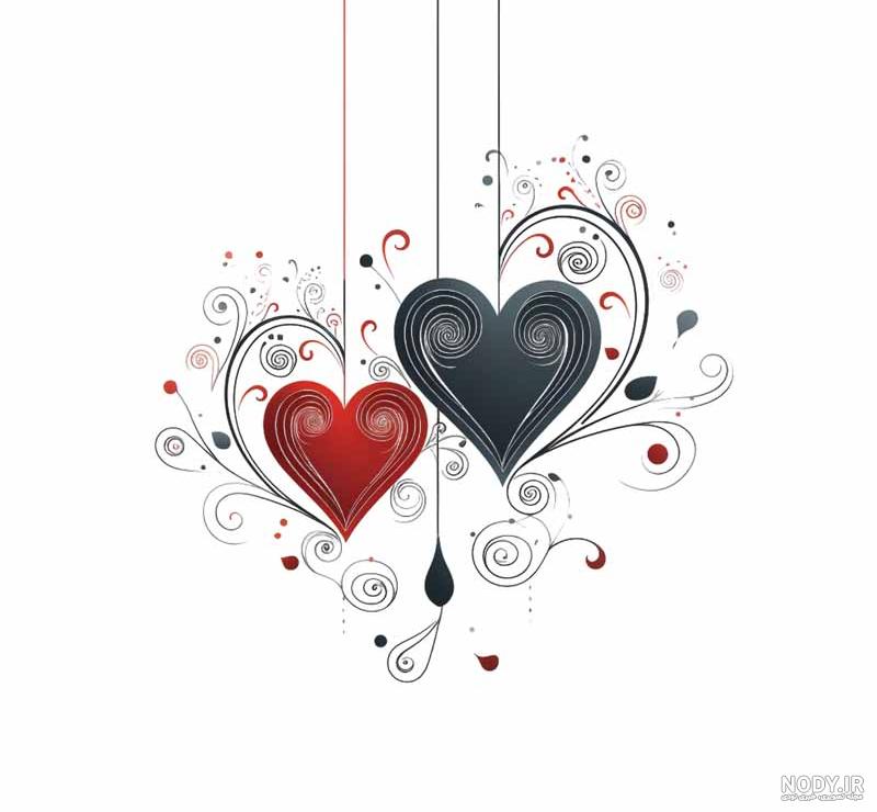 عکس صفحه سیاه با قلب - عکس نودی عکس صفحه سیاه با قلب - عکس نودی