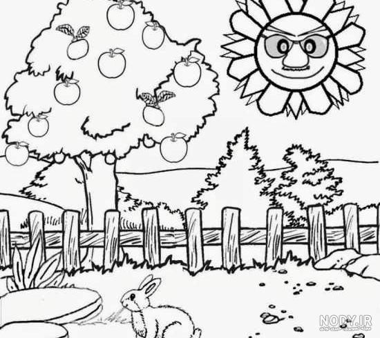 عکس نقاشی طبیعت ساده و آسان عکس نقاشی طبیعت ساده و آسان