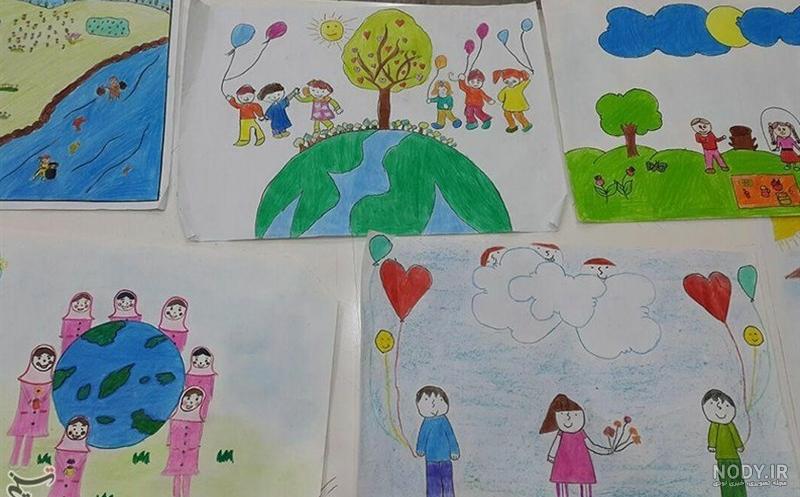 عکس نقاشی طبیعت ❤️ [ بهترین تصاویر ]
