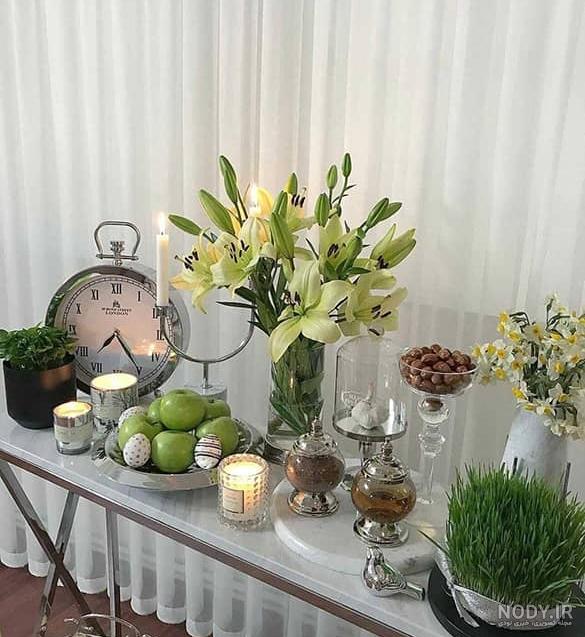 مدل تزیین سفره هفت سین با ایده های ساده، شیک و مدرن مدل تزیین سفره هفت سین با ایده های ساده، شیک و مدرن