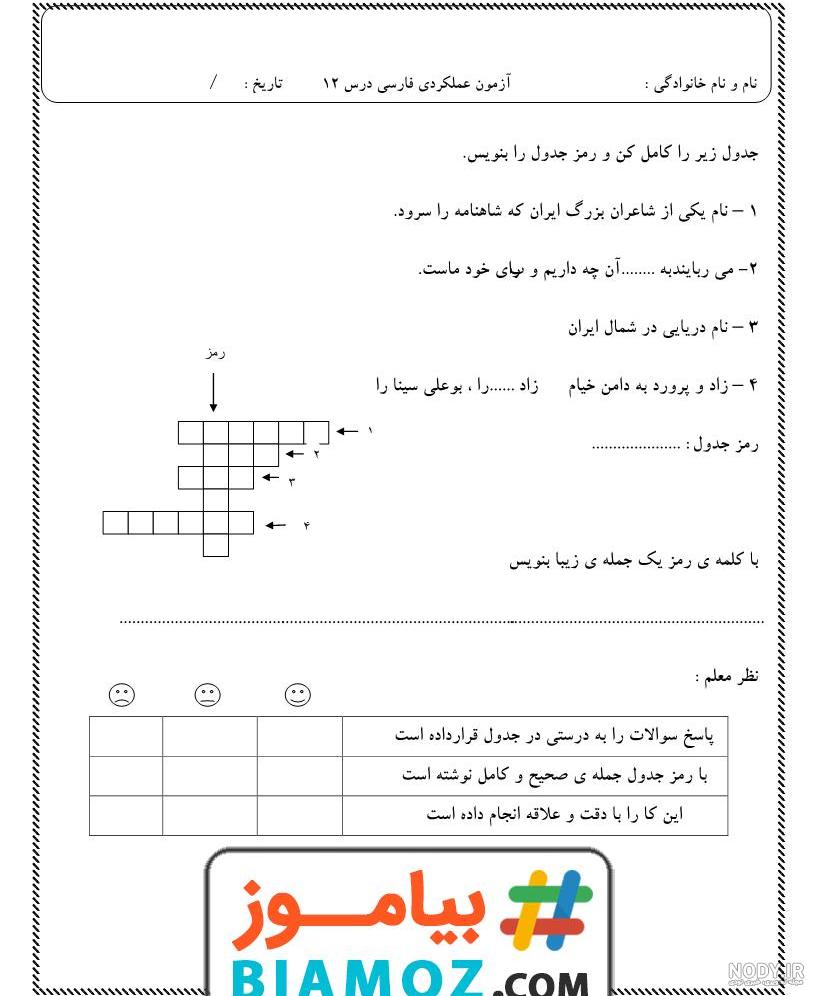 پاورپوینت فارسی سوم دبستان | درس 12: ایران عزیز - گاما پاورپوینت فارسی سوم دبستان | درس 12: ایران عزیز - گاما