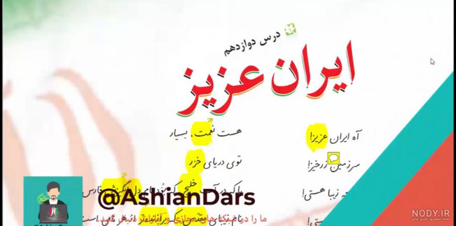 پاورپوینت فارسی کلاس سوم دبستان | درس 12: ایران عزیز - گاما پاورپوینت فارسی کلاس سوم دبستان | درس 12: ایران عزیز - گاما