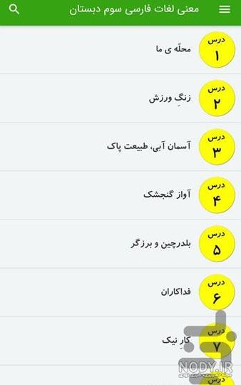 کلمات درس ۱۲ فارسی سوم دبستان (هم خانواده،معنی،مترادف،متضاد) ! کلمات درس ۱۲ فارسی سوم دبستان (هم خانواده،معنی،مترادف،متضاد) !