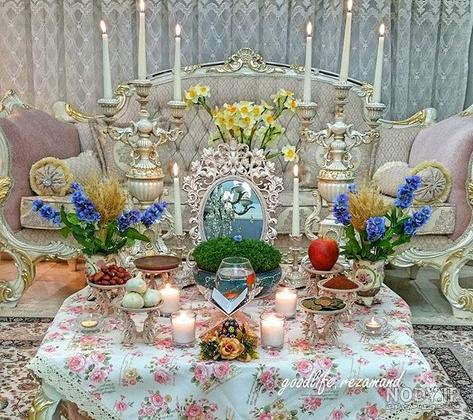 ۴۰ مدل سفره هفت سین ۱۴۰۳ با ایده های تزیین زیبا و چیدمان لاکچری ۴۰ مدل سفره هفت سین ۱۴۰۳ با ایده های تزیین زیبا و چیدمان لاکچری
