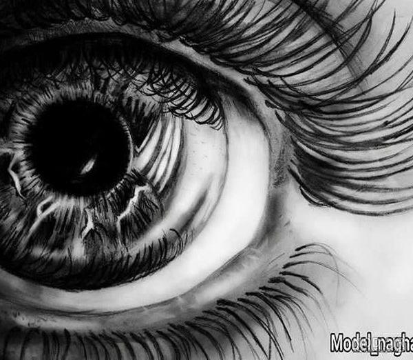 تابلو نقاشی چهره سیاه قلم حرفه ای و هایپررئال | هدیشا تابلو نقاشی چهره سیاه قلم حرفه ای و هایپررئال | هدیشا