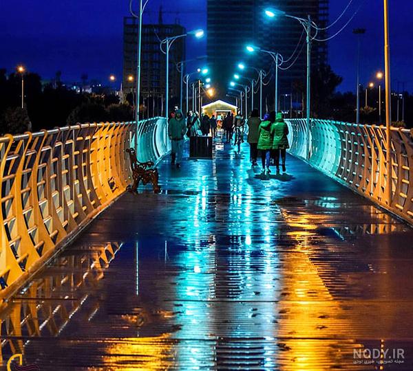 تصاویر منحصر به فرد شب های تهران در پل طبیعت - ایرانگرد تصاویر منحصر به فرد شب های تهران در پل طبیعت - ایرانگرد