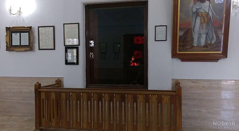 خانم بازیگر در آتشکده یزد/ عکس خانم بازیگر در آتشکده یزد/ عکس