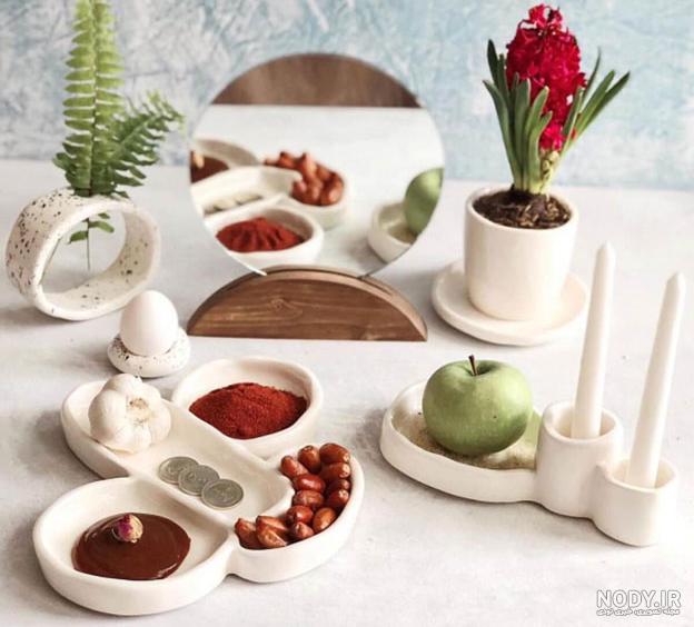 زیباترین مدل های سفره هفت سین با تزیینات مدرن و سنتی / 15 ایده جدید برای  عید!