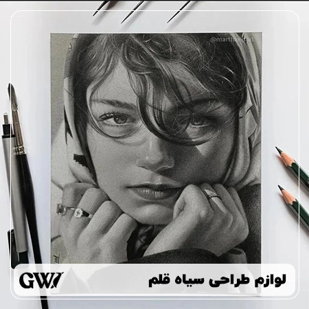 سفارش آنلاین نقاشی سیاه قلم چهره || فتورئال سفارش آنلاین نقاشی سیاه قلم چهره || فتورئال
