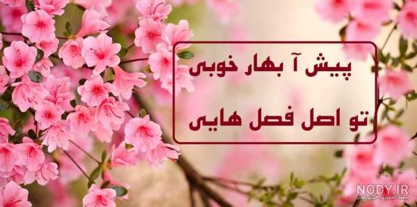 عکس پروفایل بهاری با متن زیبا عکس پروفایل بهاری با متن زیبا
