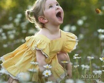 عکس کارتونی بامزه از دختر بچه های کوچولو و کیوت