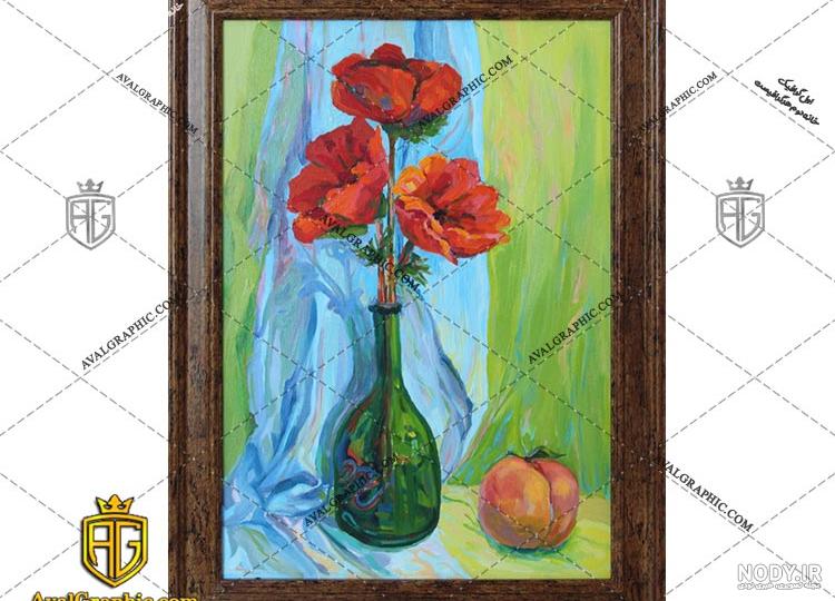 نقاشی گل در گلدان ساده - عکس نودی نقاشی گل در گلدان ساده - عکس نودی