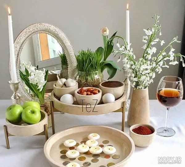 ۳۸ مدل هفت سین چوبی شیک برای نوروز ۱۴۰۳ | مجله خوگر ۳۸ مدل هفت سین چوبی شیک برای نوروز ۱۴۰۳ | مجله خوگر