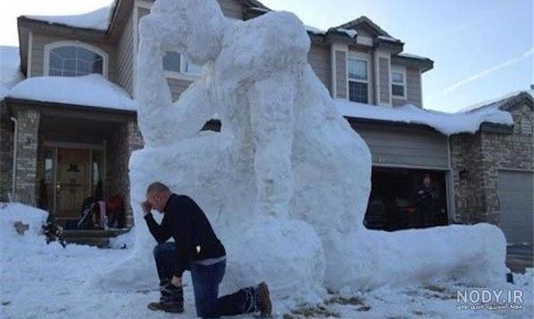 عکس خفن عکس آدم برفی واقعی زیبا