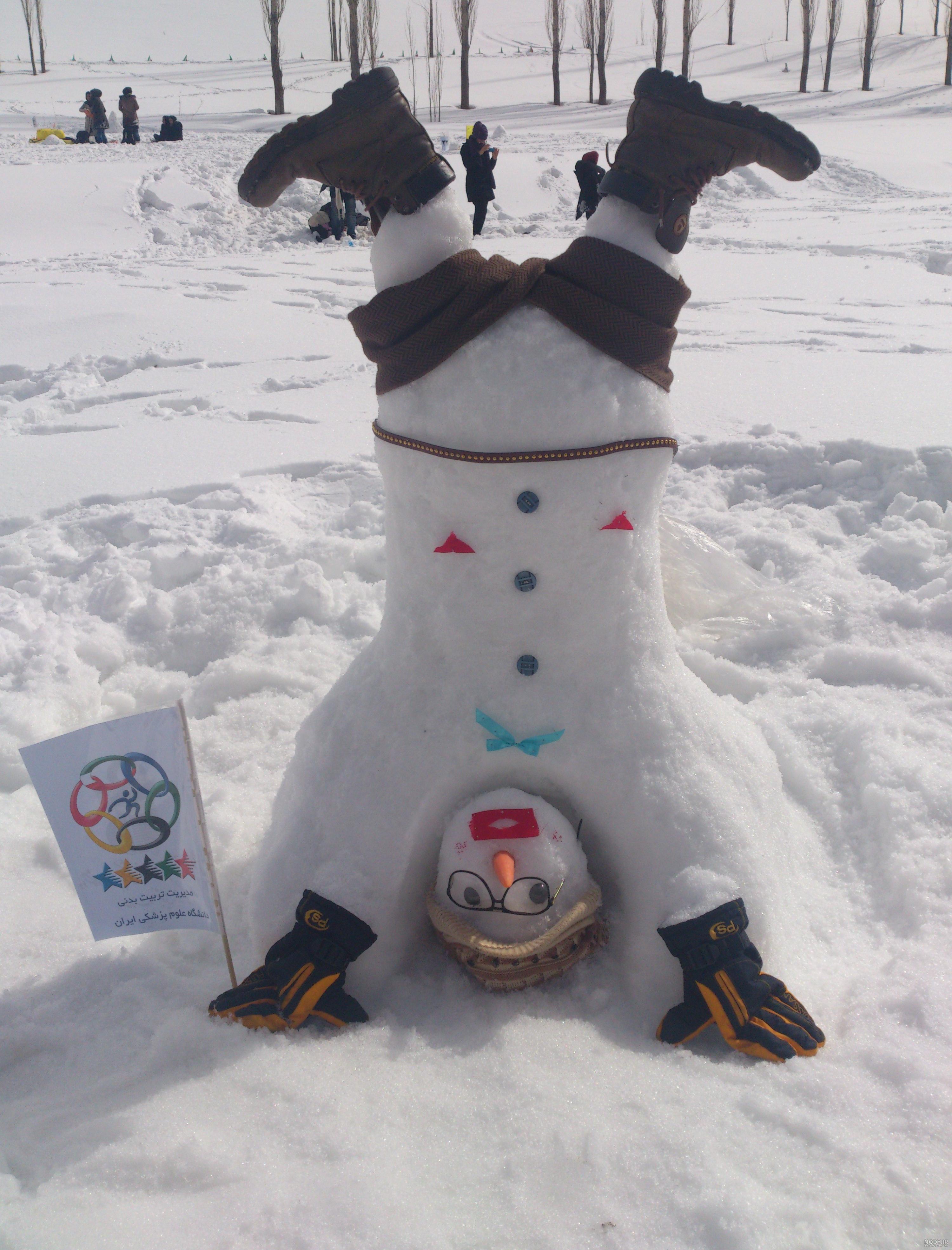 عکس خفن عکس آدم برفی واقعی زیبا