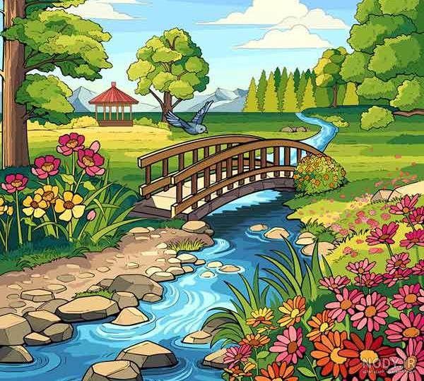دانلود تصاویر خوشگل فصل بهار کارتونی و نقاشی با کیفیت بالا