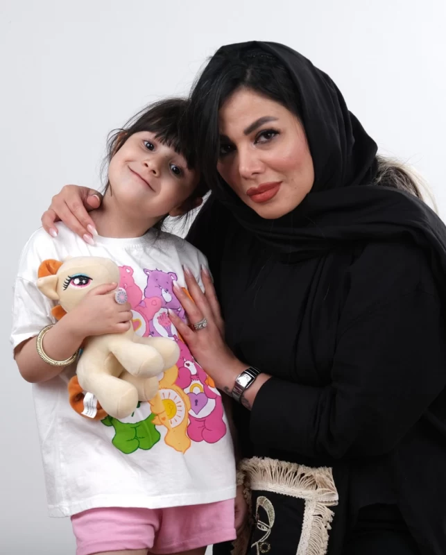 عکس بچه مهران غفوریان هانا