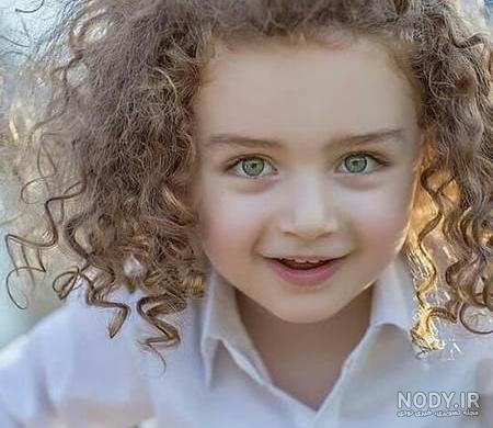 عکس دختر بچه های چشم سبز