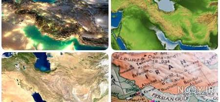 عکس زیبا از نقشه ی ایران