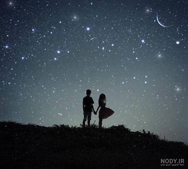 عکس زیبای ماه با منظره شب و ابر + اشعار زیبا با مضمون ماه و شب و ستاره عکس زیبای ماه با منظره شب و ابر + اشعار زیبا با مضمون ماه و شب و ستاره