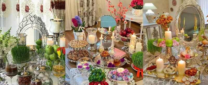 عکس سفره هفت سین | 120 ایده از بهترین سفره های 7سین نوروزی - دلبرانه