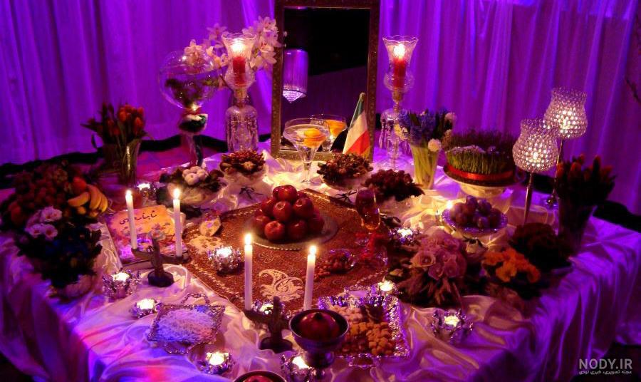 عکس سفره هفت سین | 120 ایده از بهترین سفره های 7سین نوروزی - دلبرانه
