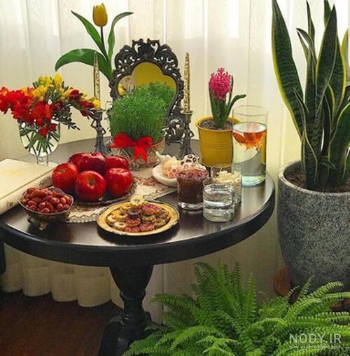 عکس سفره هفت سین شیک