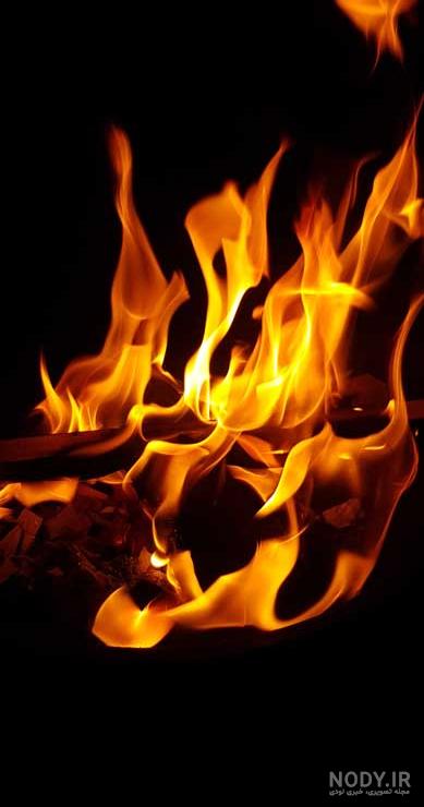 عکس شعله های آتش fire hd wallpaper