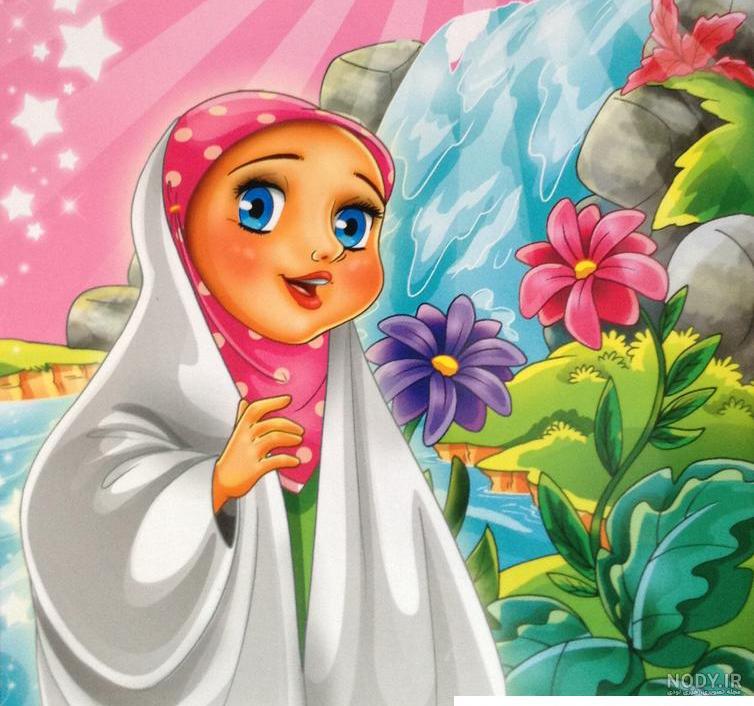 عکس نقاشی دختر با حجاب چادر - عکس نودی عکس نقاشی دختر با حجاب چادر - عکس نودی