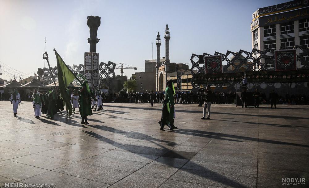 عکس هوایی میدان امام حسین تهران عکس هوایی میدان امام حسین تهران