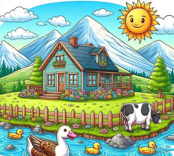 نقاشی های زیبا فصل بهار - عکس نودی
