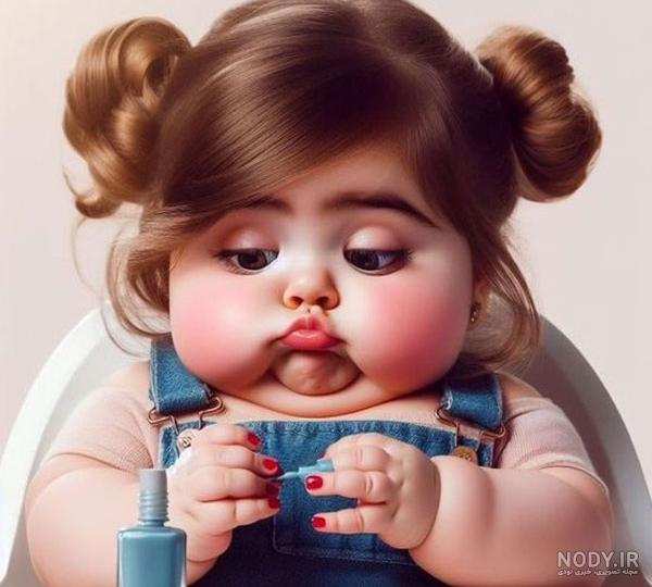 عکس خفن عکس دختر بچه تپل بامزه