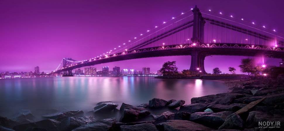 عکس خفن عکس آسمان صورتی و بنفش