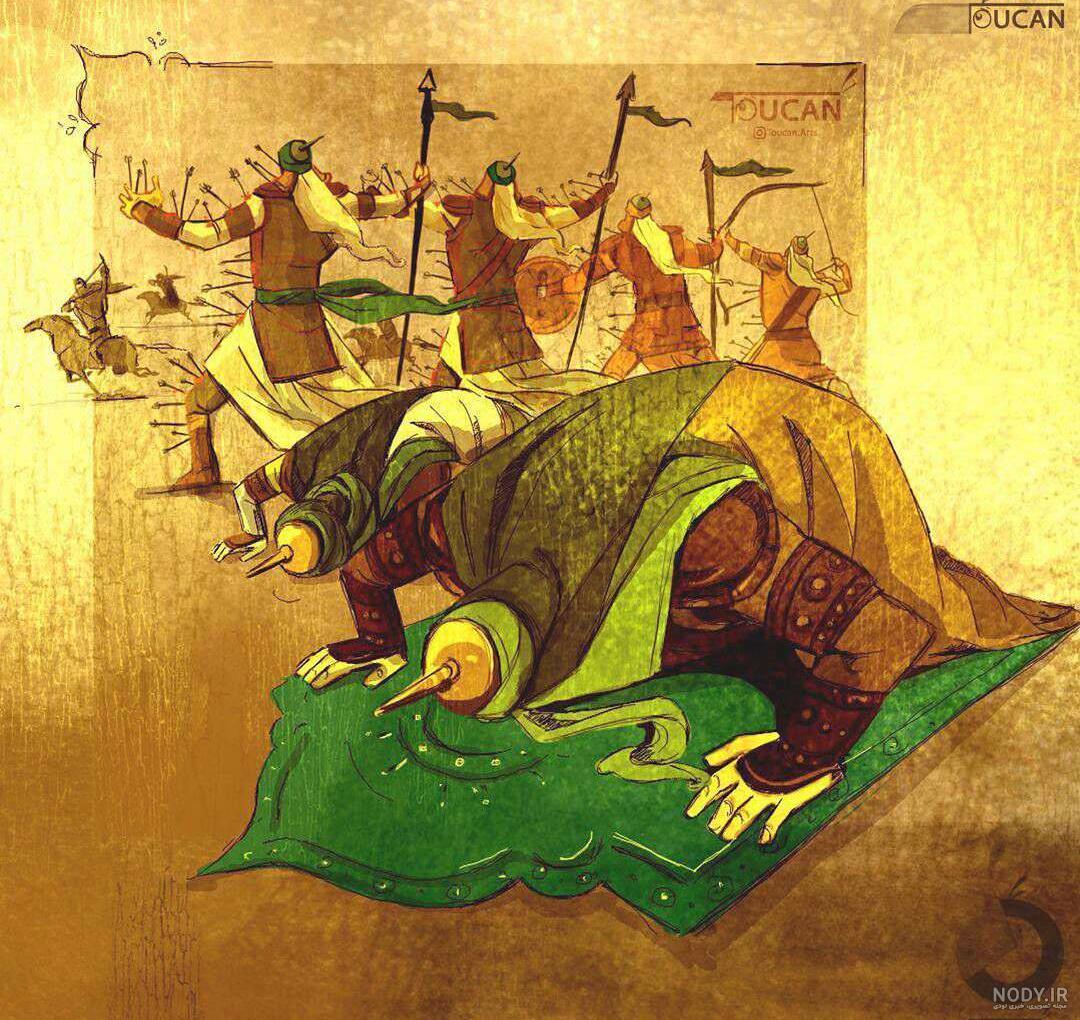 انیمیشن نماز امام حسین در عاشورا انیمیشن نماز امام حسین در عاشورا