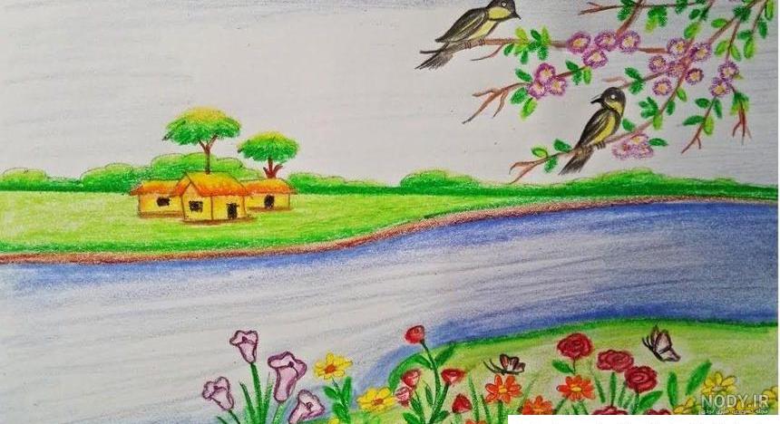 ایده نقاشی بهار برای کودکان ساده و زیبا - اینفینیتی کیدز ایده نقاشی بهار برای کودکان ساده و زیبا - اینفینیتی کیدز