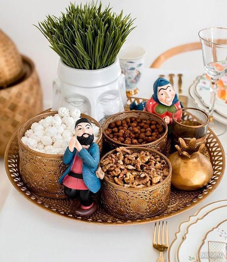 بیش از 70 ایده چیدمان و تزیین سفره هفت سین ۱۴۰۳ - اینفینیتی